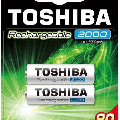 Pilha Recarregável Ni-MH AA R6 2000mAh - TOSHIBA