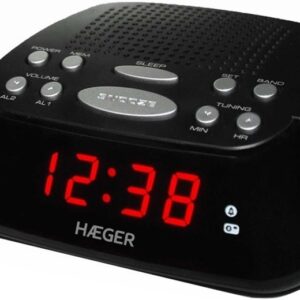 Rel?gio Digital AM/FM c/ Alarme - HAEGER