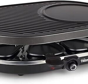 Raclette / Grelhador 43x30cm 1200W (Preto) - TRISTAR