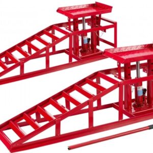 Pack 2x Rampas de Elevação Hidráulica p/ Automóveis até 2000Kg