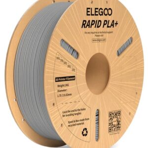 Filamento de Impress?o 3D RAPID PLA+ 1,75mm 1Kg (Cinzento) - ELEGOO