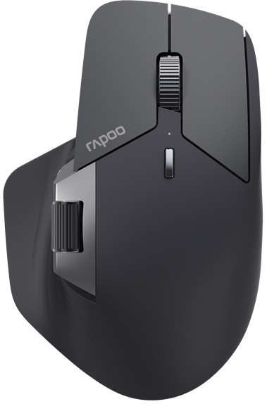 Rato Ótico RF Wireless + Bluetooth 4000DPI MT760MW (Preto) - RAPOO