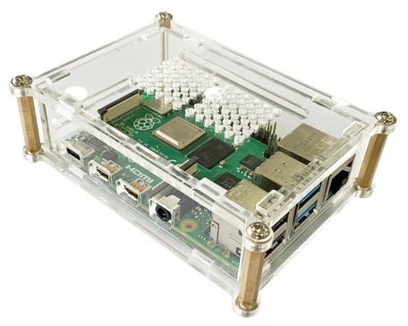 Caixa em Acrílico p/ Raspberry Pi 4