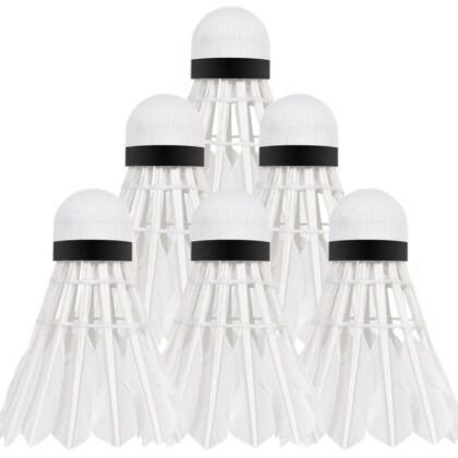 Volante Penas de Badminton (6 Peças) - REBEL ACTIVE
