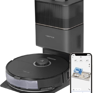 Aspirador Robot S8 Plus c/ Base de Carregamento (Preto) - ROBOROCK