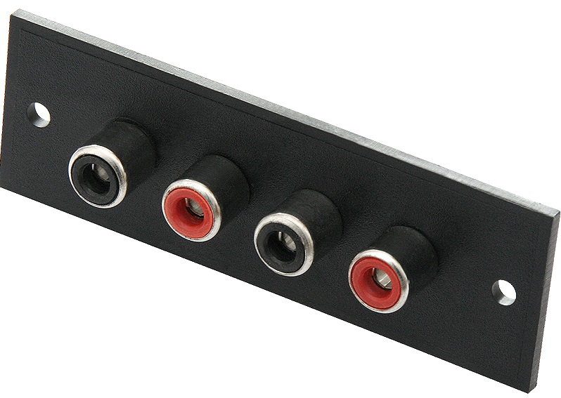 Base 4x RCA Femea p/ Painel