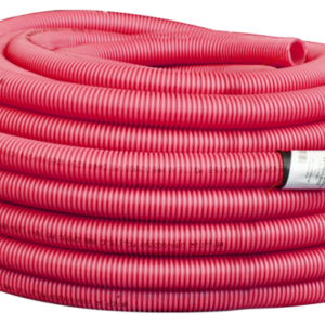 Tubo Corrugado de Parede Dupla Vermelho 63mm (metro)