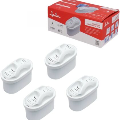 Filtros de Substituição p/ Jarro Purificador de Água RE123X4 (4 Unidades) - JATA