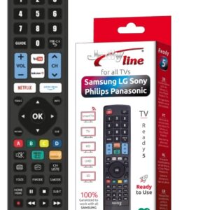 Comando Universal Dedicado p/ TVs LCD SAMSUNG, LG, SONY, PHILIPS, PANASONIC, ... - JollyLine