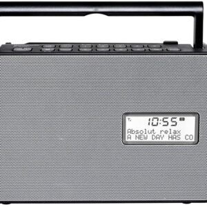 R?dio Port?til Digital RF-D30BTEG (Preto/Cinzento) - PANASONIC
