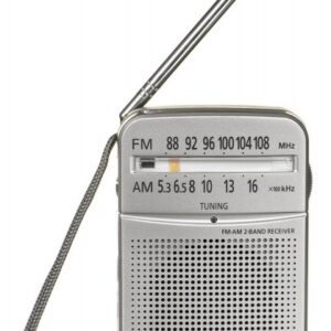 Rádio Portatil AM/FM (Prateado) - PANASONIC RF-P50