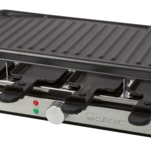 Raclette/Grelhador 42x21cm 1400W (Preto) - CLATRONIC