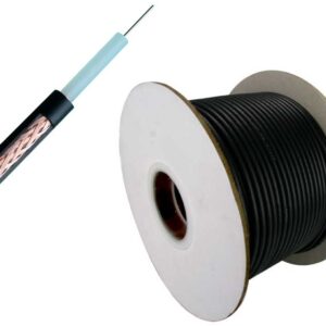 Bobine Cabo Coaxial RG59 Preto (100 mts)