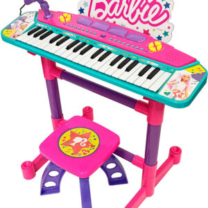 Órgão com Pé + Banco Barbie - REIG
