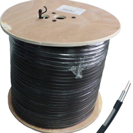 Bobine Cabo Coaxial RG6 Cobre Preto (305 mts) - WELL