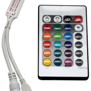 Controlador de Fita de LEDs RGB (144W) c/ Comando ? Dist?ncia