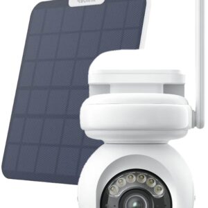 C?mara de Vigil?ncia IP S?rie Atlas B660 Wi-Fi 4K 8MP IP65 + Painel Solar 6W (Branco) - REOLINK