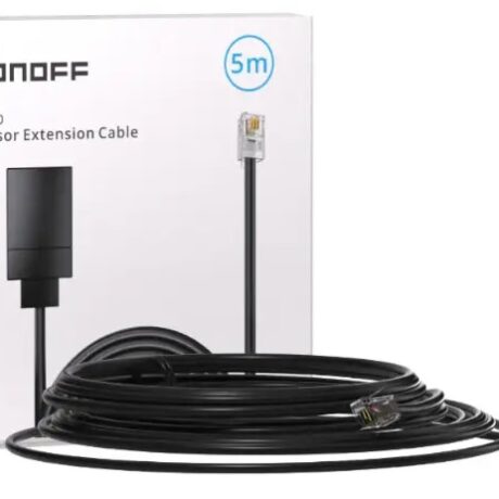 Cabo Extensor Macho-Fêmea p/ Sondas RJ9 Sonoff (5 mts) - Sonoff RL560