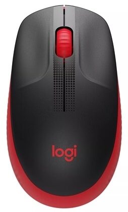Rato M190 Wireless (Preto/ Vermelho) - LOGITECH