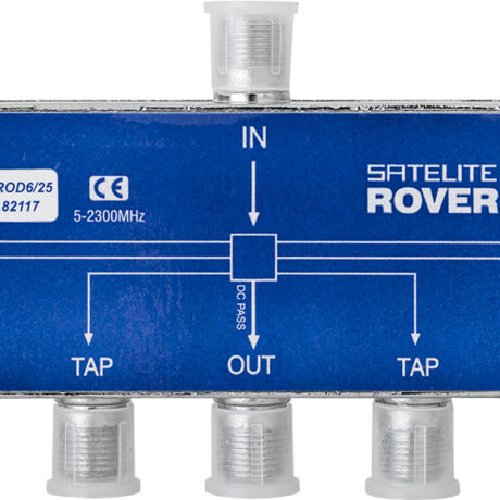 Derivador 6 Saídas 5-2300MHz 25dB - SATELITE ROVER