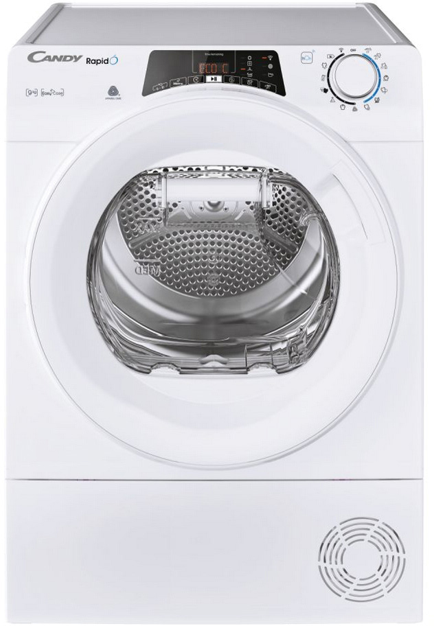 Máquina de Secar Roupa RapidÓ ROE H9A2TE-S 9Kg (Branco) - CANDY