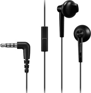 Auriculares RP-TCM55E c/ Fios (Preto) - PANASONIC