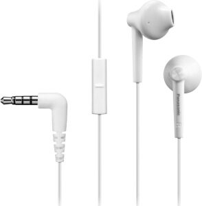Auriculares RP-TCM55E c/ Fios (Branco) - PANASONIC