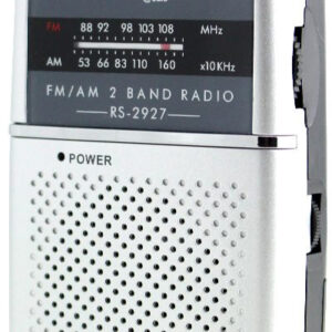 R?dio Port?til RS-2927 2Band AM/FM c/ Auriculares - SAMI