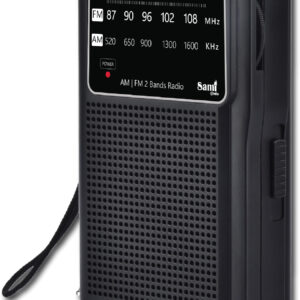 Radio AM/FM Mini Vertical RS-2981 c/ Auriculares - SAMI