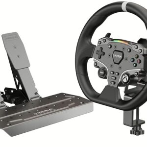 Volante ES + Pedais SRP-Lite + Base R3 + Grampos R3 RS053 (XBOX, PC) - MOZA RACING