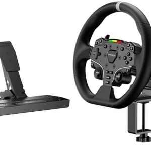 Volante ES + Pedais SRP-Lite + Base R3 + Grampos R3 (PC) - MOZA RACING