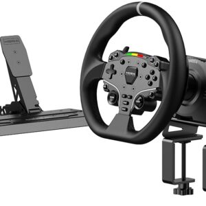 Volante ES + Pedais SRP-Lite + Base R5 + Grampos R5 (PC) - MOZA RACING