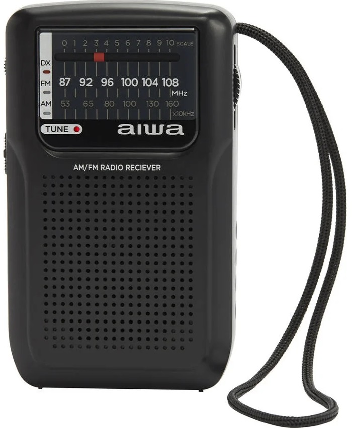 Rádio de Bolso FM (Preto) - AIWA