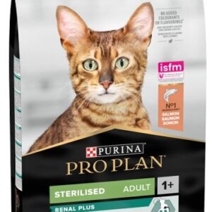 Ra??o Sterilised Renal Plus Salm?o p/ Gato Adulto (10Kg) - PURINA PRO PLAN