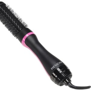 Escova Modelador de Cabelo One-Step Style Booster (Preto/Rosa) - REVLON