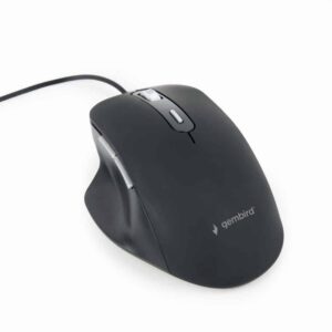 Rato Gembird Iluminado 6 Botões Confort Usb 2.0 Preto