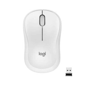Rato Sem Fios Logitech M220 Silent 1000 Dpi Branco