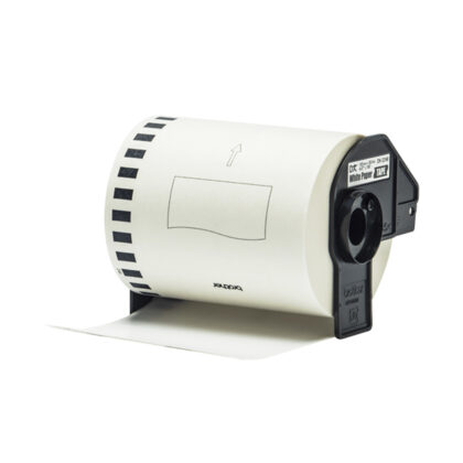 Brother DK22246 – Etiquetas Compatíveis de Tamanho Personalizado – Largura 103 mm x 30,48 metros