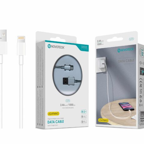 Cabo Lightning Chip Certificado 2.4A 1M S-074