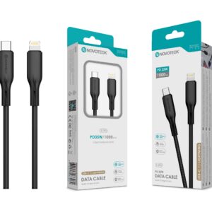 Cabo USB-C para Lightning PD35W Negro 1M S-093