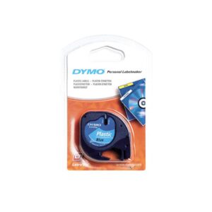Fita Preto Sobre Azul (4 mts/1,2cm) - DYMO