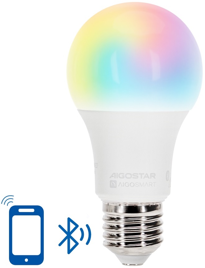 Lampada LED Inteligente Mesh Bluetooth E27 A60 220V 15W RGB + 2700K~6500K 1520Lm