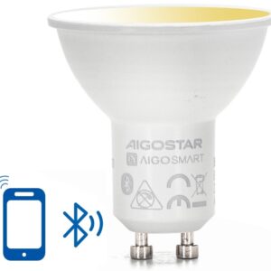 L?mpada LED Inteligente Bluetooth GU10 220V 6,5W 2700K~6500K 555Lm