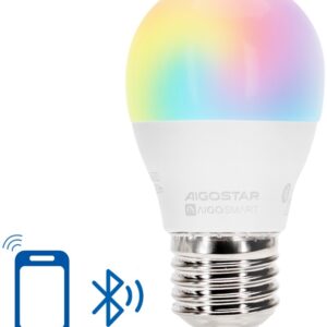 L?mpada LED Inteligente E27 G45 Mesh Bluetooth 220V 6,5W RGB + 2700K~6500K 555Lm