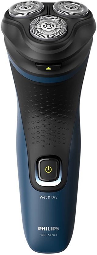 Máquina de Barbear Rotativa 1000 Series S1151/00 (Preto/Azul) - PHILIPS