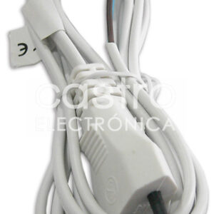 Cabo Alimentação 2 x 0,75 mm² (3 mts) - Branco