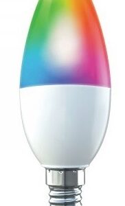 Lampada Smart LED Wi-Fi E14 C37 220V 5W RGB 400Lm - ENERGIZER