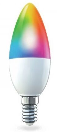 Lampada Smart LED Wi-Fi E14 C37 220V 5W RGB 400Lm - ENERGIZER