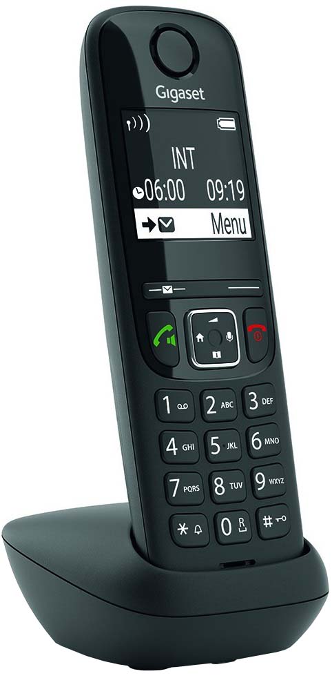 Telefone Digital s/ Fios (Rede Fixa) AS690HX (Preto) - GIGASET