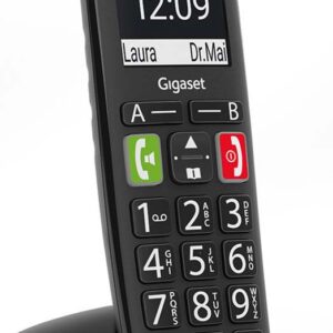 Telefone Digital s/ Fios (Rede Fixa) E290HX (Preto) - GIGASET
